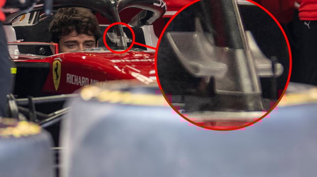 Halo winglet on Leclerc Ferrari — Foto: © IMAGO x GPFANS