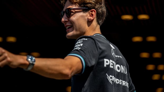 George Russell in Austria
