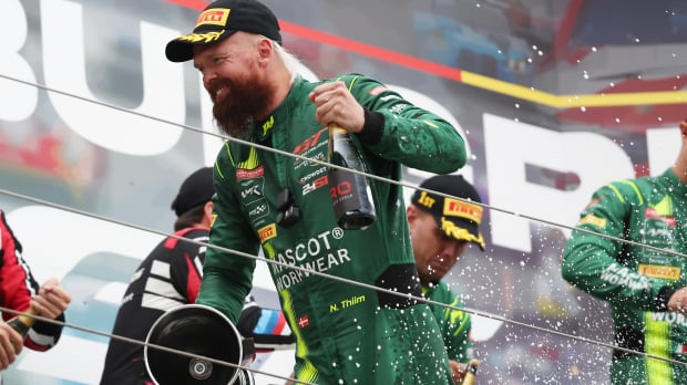 Thiim after GT World Challenge victory at the Nurburgring — Foto: © SRO/JEP