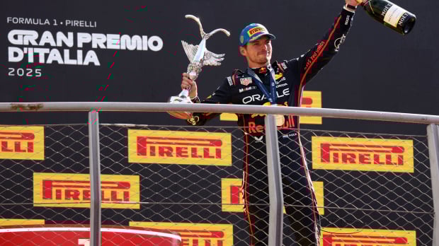 Max Verstappen at Monza