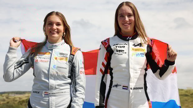 Kosterman (l) met Gademan (r) | © F4 British Championship