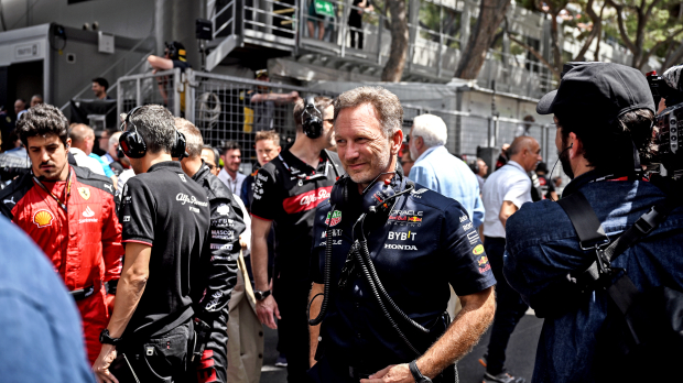 Christian Horner on the grid in Monaco