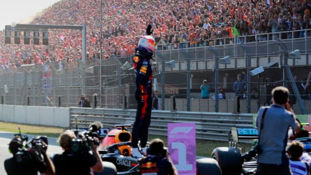 Verstappen on the grid