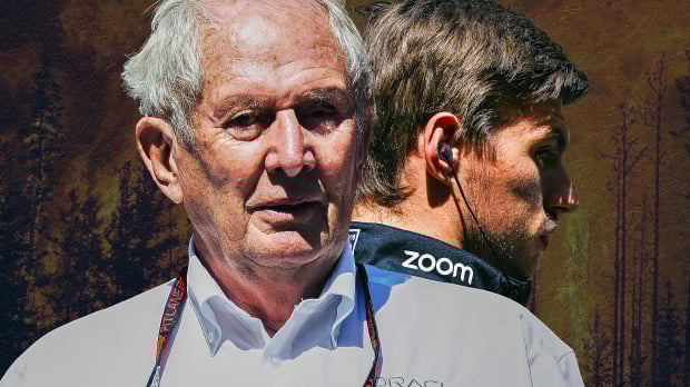 Helmut Marko and Max Verstappen