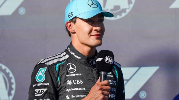 Russell after taking sprint pole in Canada — Foto: © IMAGO