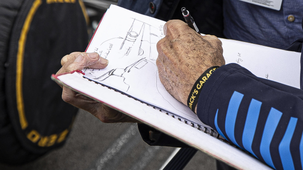 The notebook of Adrian Newey