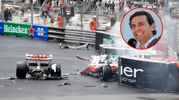 Pedro de la rosa, crash inset