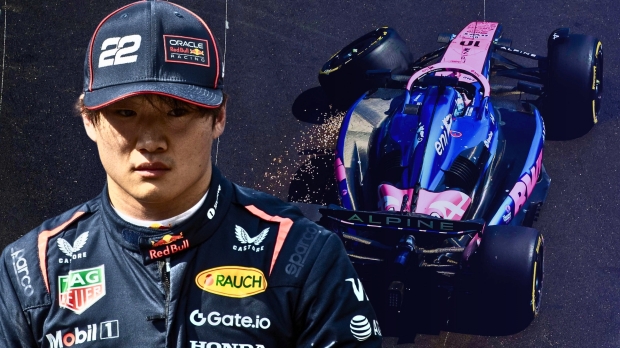 Tsunoda blamed for Gasly crash in Monaco