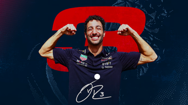 Daniel Ricciardo With Josh Allen Fathead, Josh Allen, Daniel Ricciardo, Daniel  Ricciardo is a BIG Josh Allen fan. 