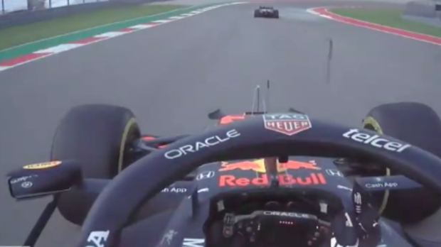 Max Verstappen gives Lewis Hamilton middle finger in USGP first practice