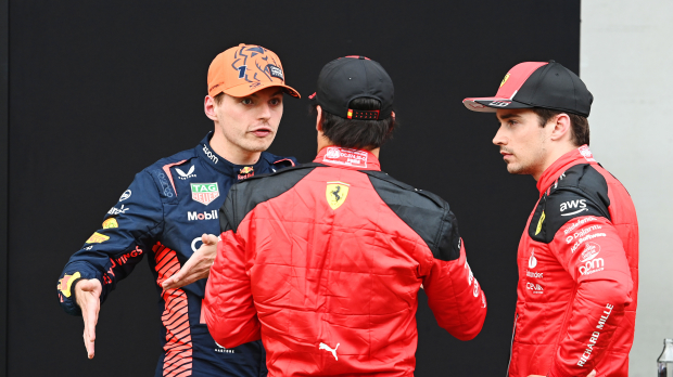 Sainz's Ferrari euphoria contagious for F1 team - Leclerc