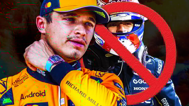 Lando Norris and Max Verstappen