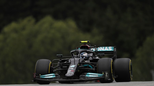 Valtteri Bottas in actie op de Red Bull Ring.
