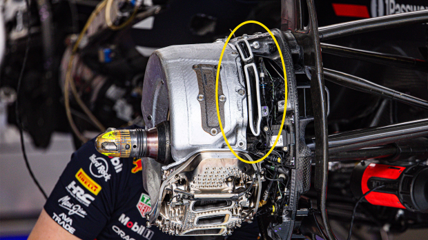 Red Bull have made changes to their brakes