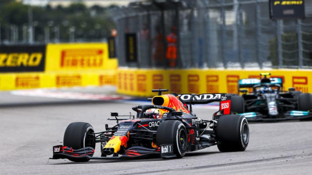 Verstappen, Bottas, Russia