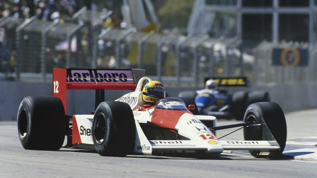 Senna in the MP4/4