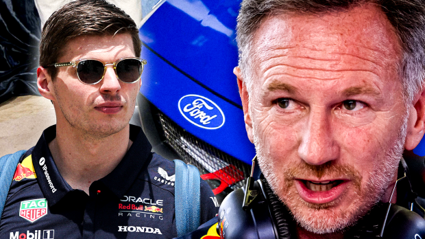 Verstappen, Horner, Ford, socials