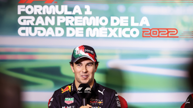 Sergio Perez at the Mexico City Grand Prix