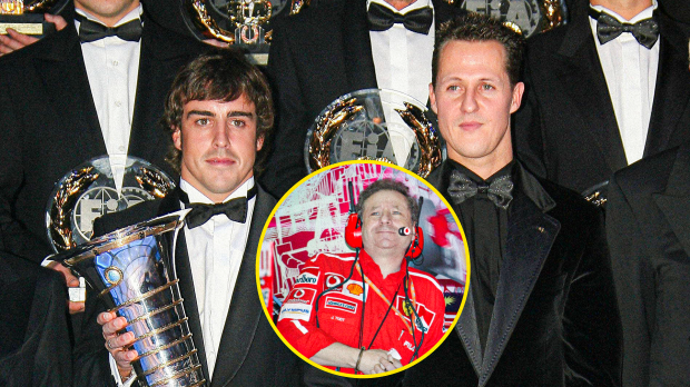 Schumacher, Alonso, Todt, socials — Foto: © IMAGO x GPFANS