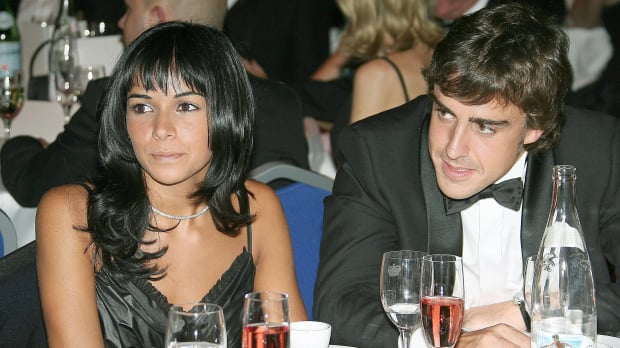 Raquel del Rosario en Fernando Alonso in 2006