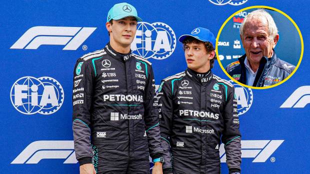 Marko, Antonelli, Russell, socials — Foto: © IMAGO