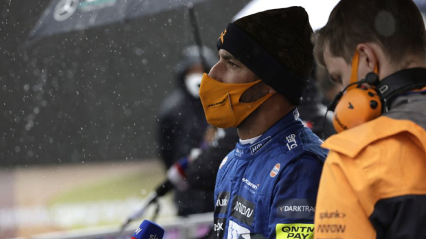 Daniel Ricciardo in the rain at Spa in Belgium — Foto: © LAT Images