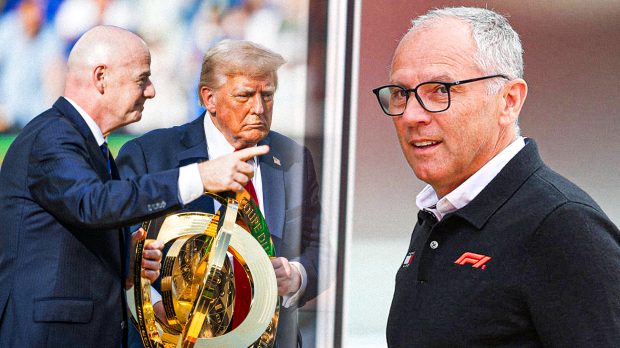 Infatino, Domenicali, socials — Foto: © IMAGO x GPFANS