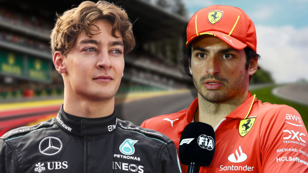 George Russell, Carlos Sainz, 2024, Social