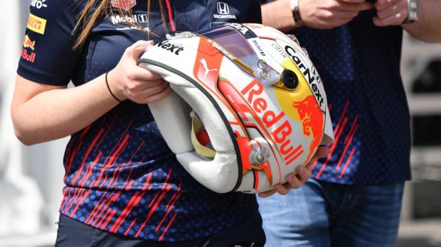 Helmet from Max Verstappen