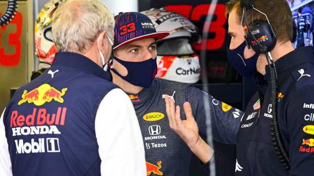 Helmut Marko and Max Verstappen