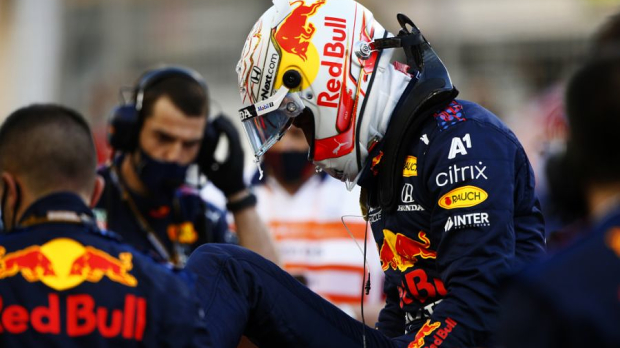 Max Verstappen on the grid before Grand Prix Bahrain
