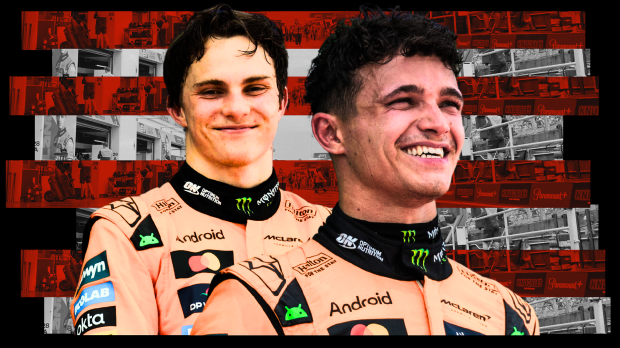 oscar piastri, lando norris, mclaren, canadian grand prix, graphic