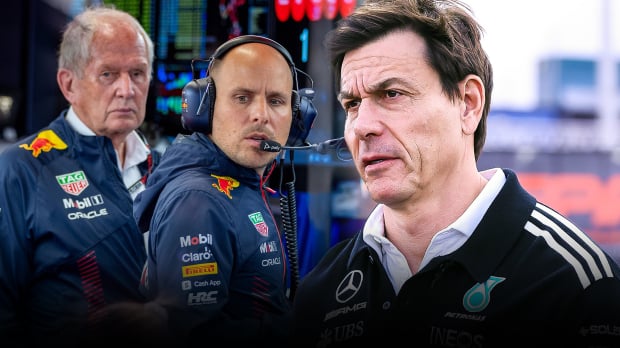 Helmut Marko, GP and Toto Wolff