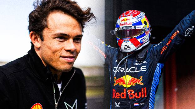 De Vries, Verstappen, social
