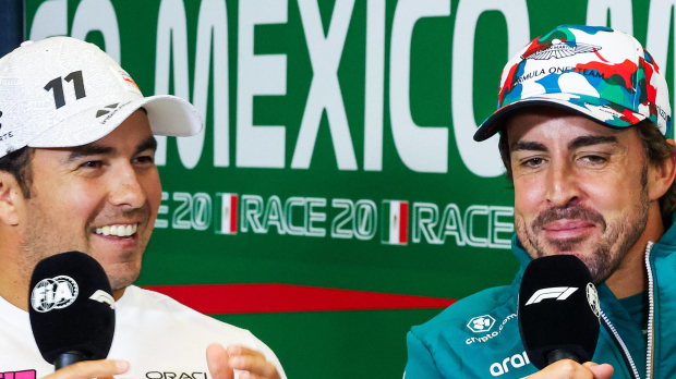 Fernando Alonso and Sergio Checo Perez