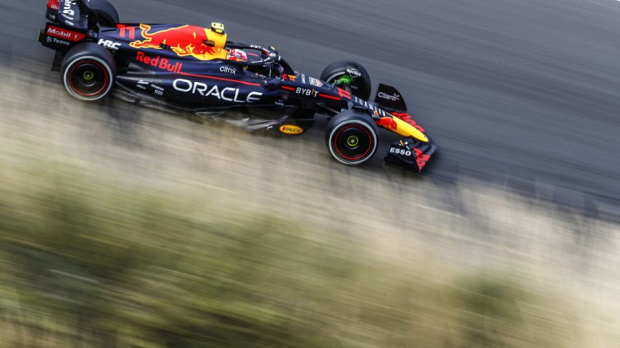 Sergio Pérez op Zandvoort tijdens FP1