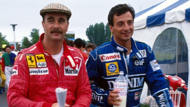 Possibly the only flat cap-wearing Ferrari driver