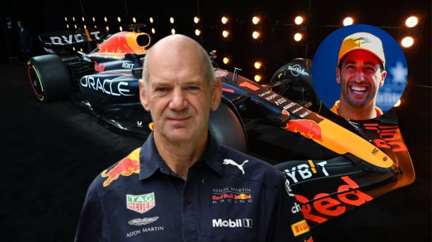 Daniel Ricciardo and Adrian Newey