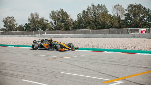 El test de O'Ward con McLaren 