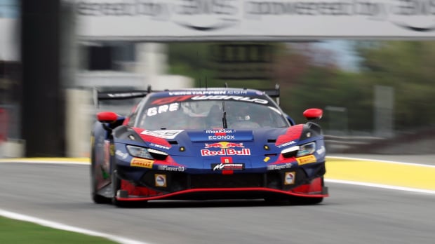 Green and Vermeulen in FP1 at Barcelona-Catalunya — Foto: © SRO/JEP
