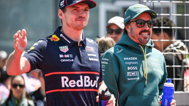 Max Verstappen and Fernando Alonso