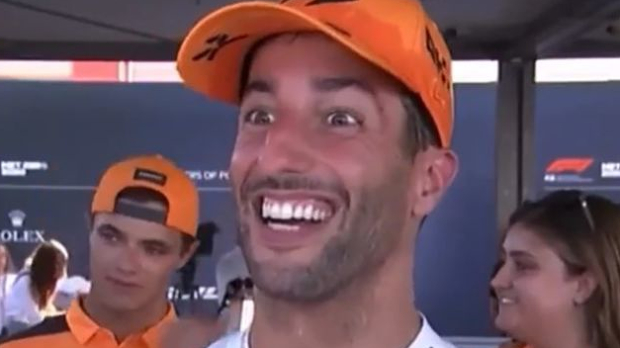 Daniel Ricciardo Italian TV interview