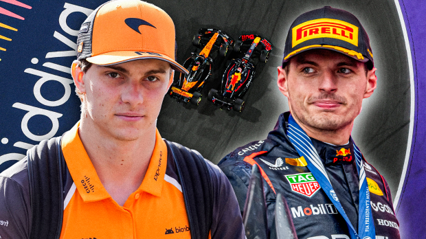 Verstappen, Piastri, socials