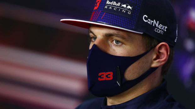 Max Verstappen during press conference