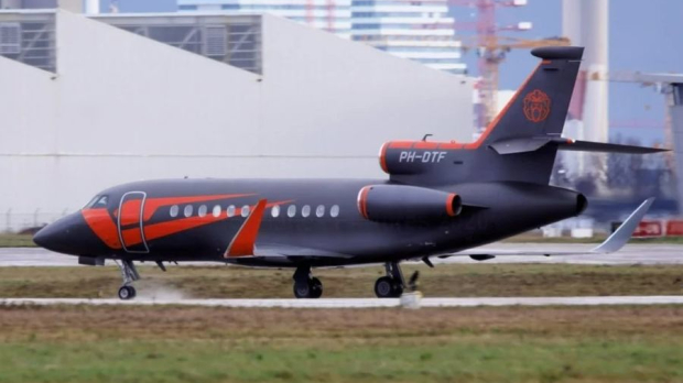 El jet privado de Max Verstappen