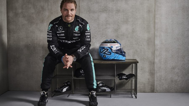 Bottas at Mercedes Launch 2021