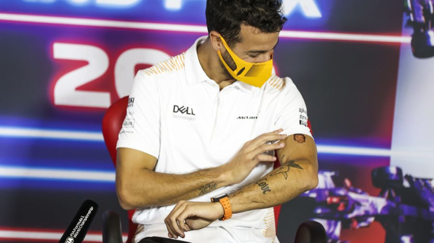Ricciardo in Abu Dhabi