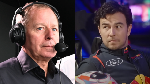 Martin Brundle and Sergio Perez