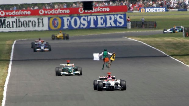 British GP protester 