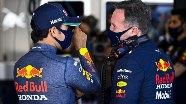 Perez, Horner, Red Bull